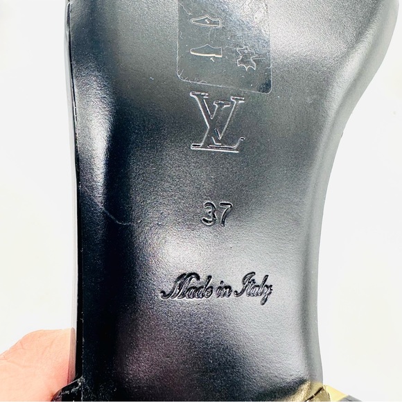 Authentic Louis Vuitton Save The Last Dance Flat Sandals 7 EUC / Like New - Picture 8 of 10